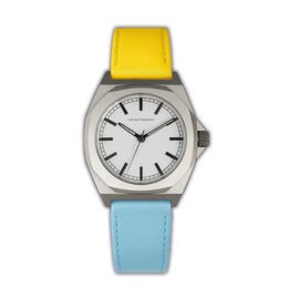 Adorer White Diamond Mix Line Yellow Petrol Blue