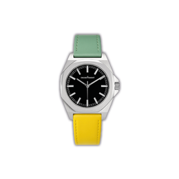 Adorer Silver Black Mix Line Mint Yellow