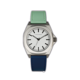 Adorer White Diamond Mix Line Mint Blue