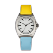 Adorer White Diamond Mix Line Yellow Petrol Blue