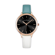 Wild Zara Mix Line Petrol Blue White