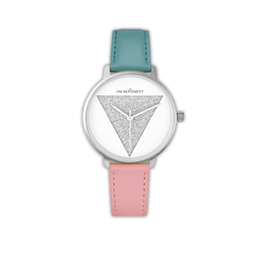 Milano North Mix Line Petrol Blue  Pink