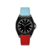 Adorer Black Mix Line Petrol Blue Red