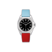 Adorer Silver Black Mix Line Petrol Blue Red