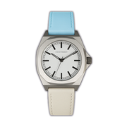 Adorer White Diamond Mix Line Petrol Blue White