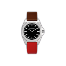 Adorer Silver Black Mix Line Brown Red