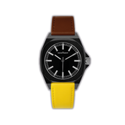 Adorer Black Mix Line Brown Yellow