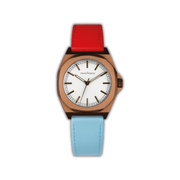 Adorer Sahara Mix Line Red Petrol Blue