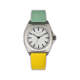 Adorer White Diamond Mix Line Mint Yellow